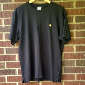 Brooks Brothers 1818 Logo Black Short Sleeve Tee Size L